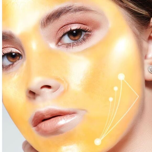 New/Sealed Bundle of Nine (9) Samanli Gold Retinol Face Mask Anti-Wrinkle - Picture 3 of 7